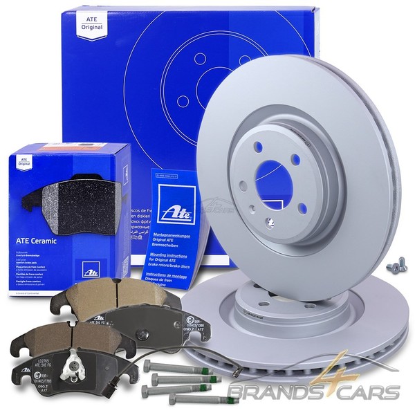 Ate Bremsscheiben +Ceramic BremsbelÄGe +Vwk Vorne FÜR Audi A6 C7 4G A7 4G Q5 8R-image