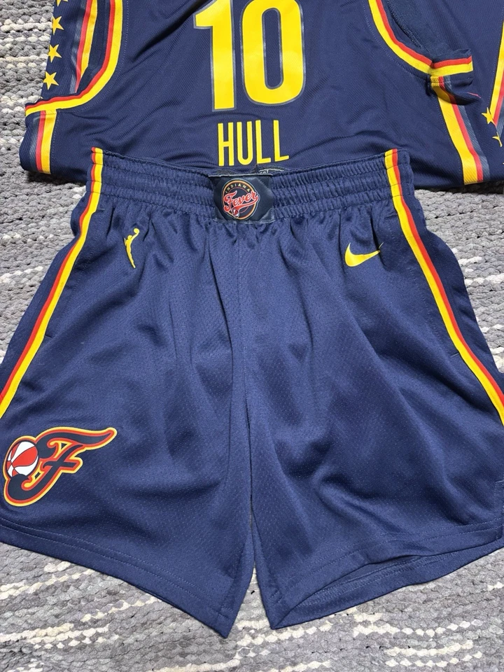 Camiseta y pantalones cortos con licencia Lexi Hull WNBA Indiana Fever para mujer M Foto 4 de 4