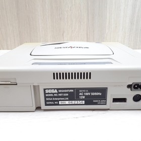 Sega Saturn Console Japan White Bundle with 8 Games 1 Controller & Cables Tested