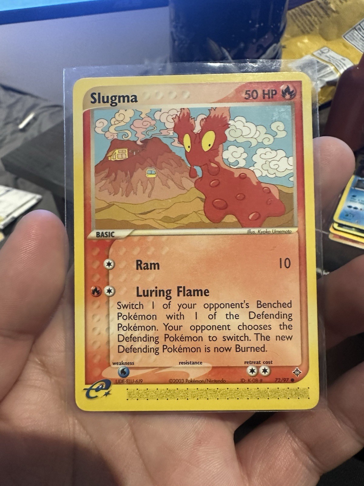 Slugma 72/97 2003 EX Dragon Common Pokémon Trading Card Near Mint