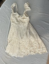Old Navy Womens White Sleeveless Cami Dress Flowy Size Medium
