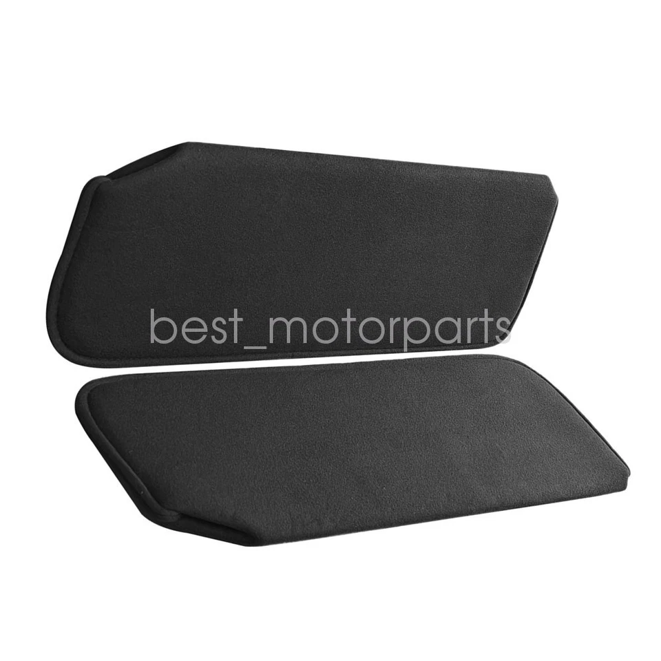 For 1988-1998 Chevy GMC C/K Truck Suburban Silverado Sierra Sun Visor Black Pair Foto 2 de 4