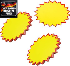 Preisschilder Set 8x11cm 100 Stück Aufmerksamkeitsstarke Verkaufswerbung