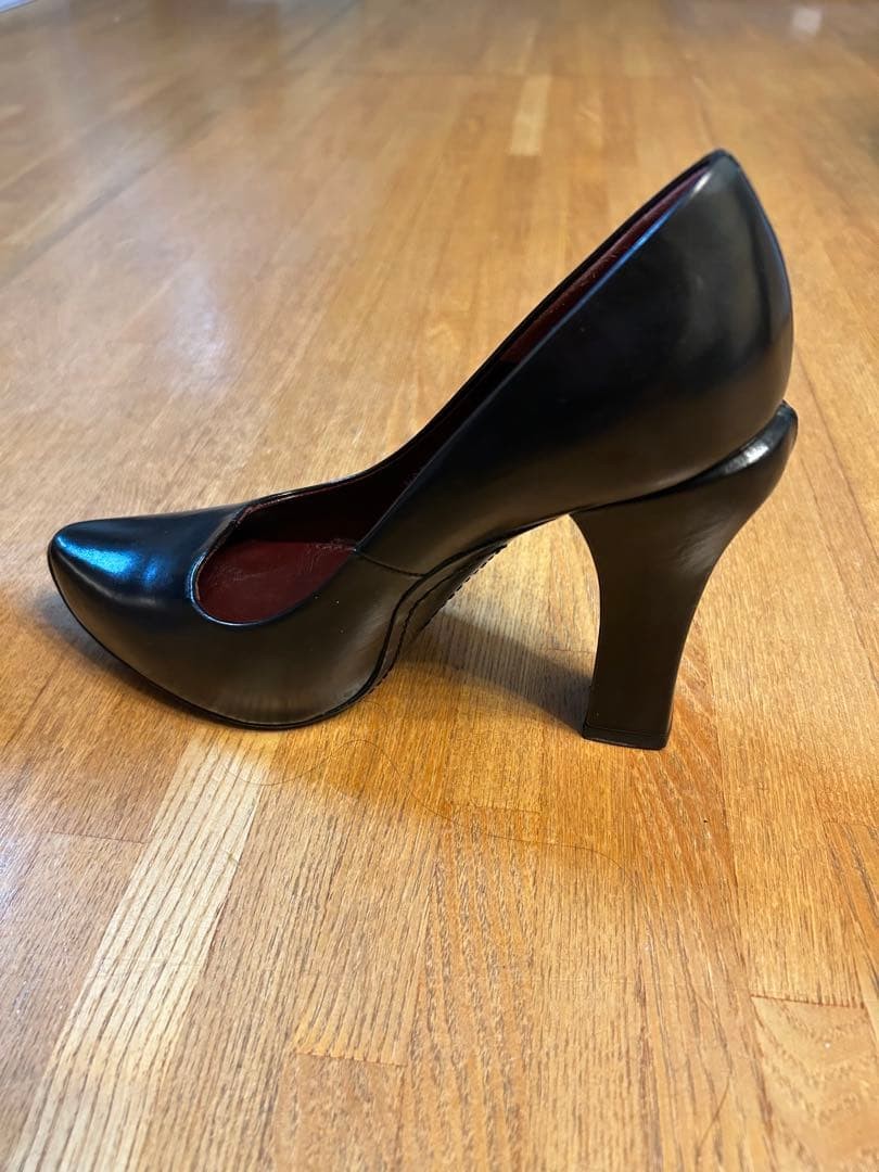 Louis Vuitton Women's Pumps Leather Size:36/JP:23 Black From Japan 135482K Auth thumbnail 3