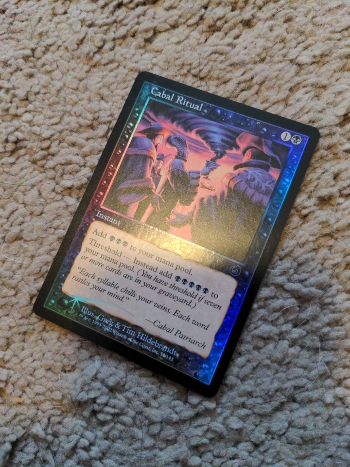 NM/M Cabal Ritual FOIL Torment MtG Magic the Gathering! - Image 3 of 3