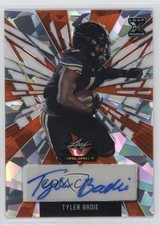 2022 Leaf Valiant Orange Crystals 10/20 Tyler Badie #BA-TB2 Auto wd7