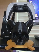 PlayStation 5 PS5 DualSense Controller Stand Holder Skull Black And Gold