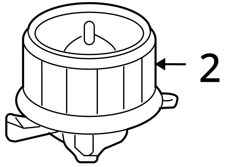 Motor de ventilador dianteiro compatível com 07-12 LEXUS LS460 2555927 - Imagem 4 de 4