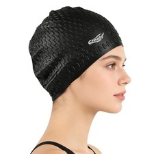 Extra Large Swim Cap - Swimming Cap for Long Hair, Dreadlocks, Weaves, Hair E...