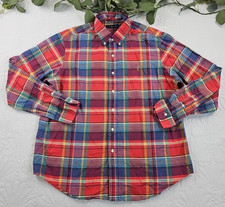 Ralph Lauren Men's Multicolor Plaid Long Sleeve Button Down Shirt Size XL