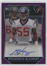 2015 Panini Prizm Rookie Signatures Violet Benardrick McKinney #RS-BM Auto 19bs