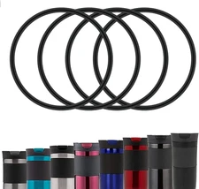 4 Pack Gaskets Compatible with Contigo Snapseal Byron Travel Mug 16oz & 20oz, Re