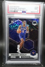 2020 Panini Mosaic Fast Break Immanuel Quickley Black 1/1 Rookie RC PSA 9 INVEST