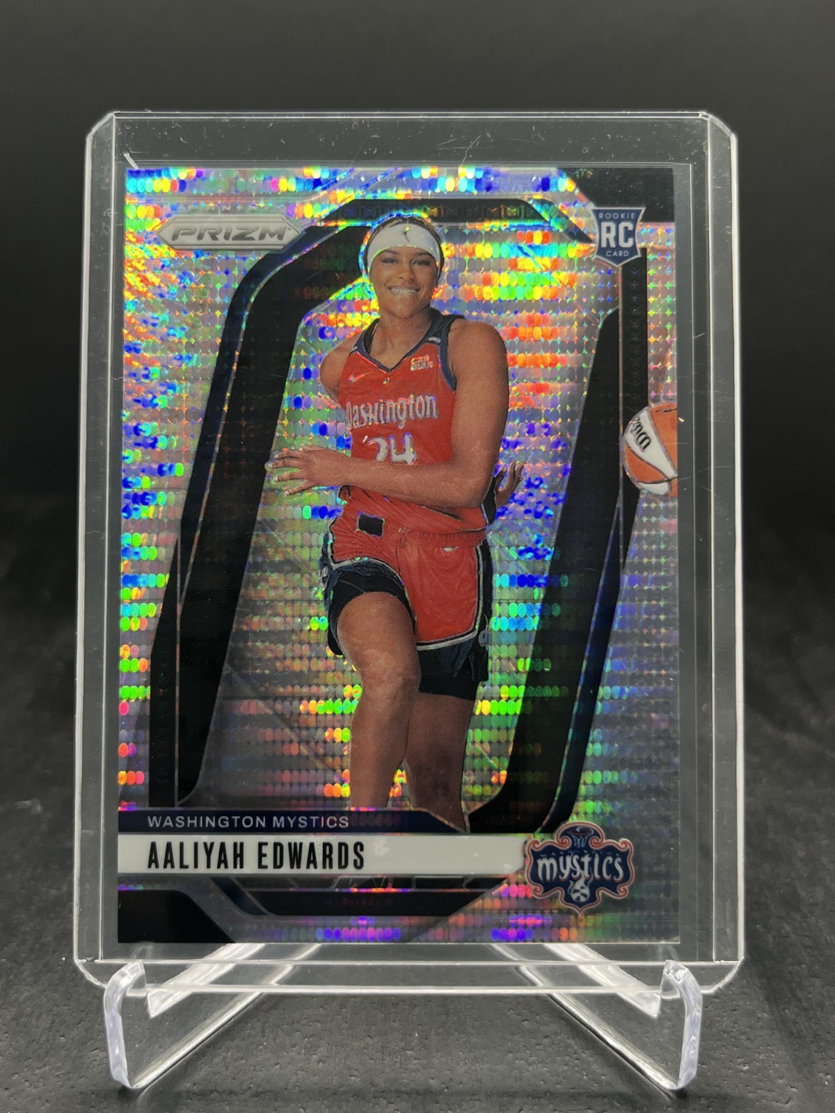 2024 Panini Prizm WNBA Basketball Aaliyah Edwards RC Rookie Pulsar 074/499 #142