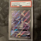 PSA 8 Mewtwo GX #72 2017 Sun & Moon Shining Legends