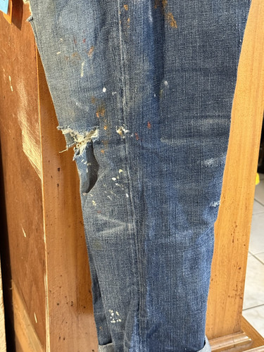 Denim & Supply Ralph Lauren Women’s Size 32 Boyfriend Paint Splattered Jeans NWT - Picture 1 of 8