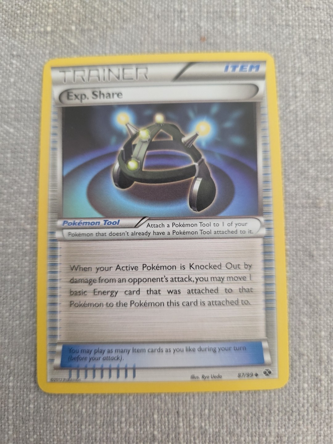 Pokemon Card 2012 Exp. Share  87/99