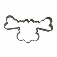 StäDter Ausstecher Elchkopf Ausstechform PläTzchenform Keks Form Edelstahl 6 Cm