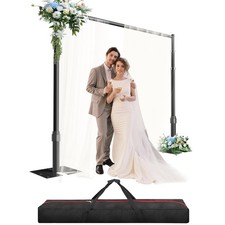 Pipe and Drape Backdrop Stand Kit, Heavy Duty Backdrop Stand 10ftx10ft, Adjus...