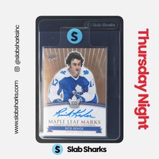 2017 UPPER DECK TORONTO MAPLE LEAFS CENTENNIAL RICK KEHOE LEAF MARKS AUTO