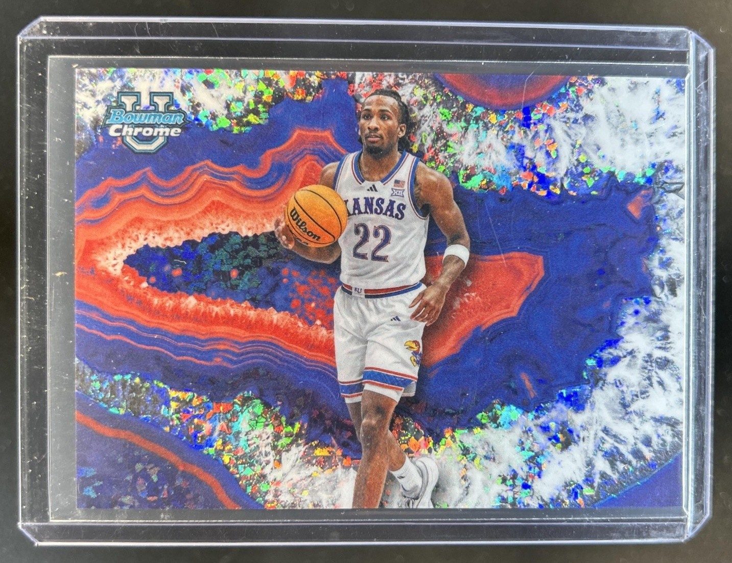 2025-26 Bowman Darryn Peterson Crystalized NIL SSP #CNL-2 Jayhawks