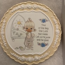 precious moments wall plaque This Is The Day The Lord Has Made MIB Free Shipping