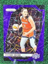 Stefanie Dolson 2024 Panini Prizm WNBA Blue Velocity Prizm-#34 Mystics