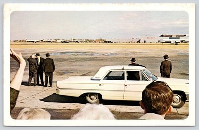 President's Escort Plane Love Field Dallas TX Texas Postcard JFK Assassination