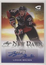 2016 Leaf Genesis New Dawn Purple 10/15 Logan Brown #ND-LB1 Auto 1q2