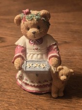 Vintage 1995 Cherished Teddies Amanda-Here's Some Cheer To Last The Year 141186