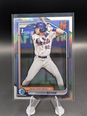 2024 Bowman Draft #BDC-28 Carson Benge Chrome Refractor