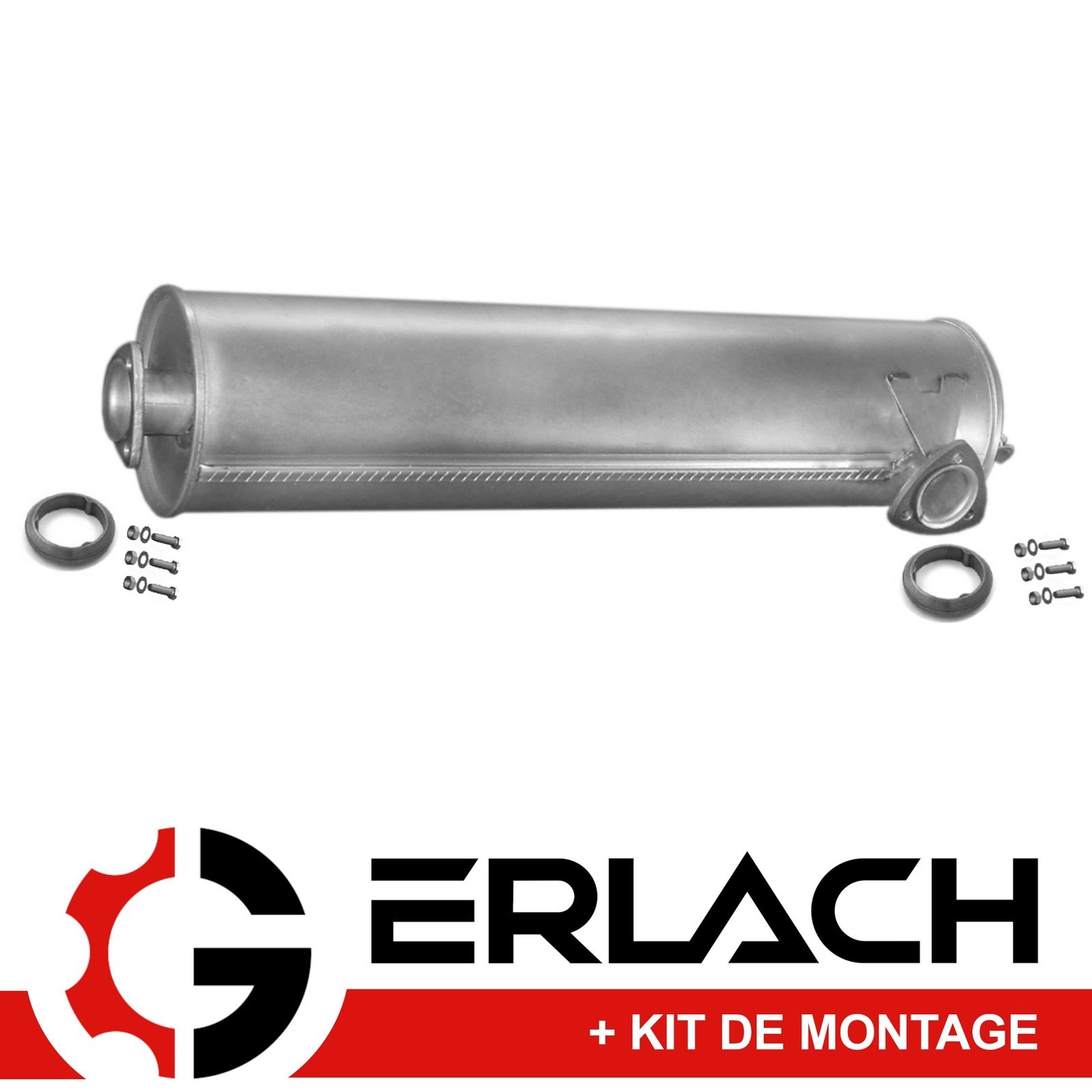Silencieux intermédiaire pour VW LT 28-35 I 40-55 I en acier
