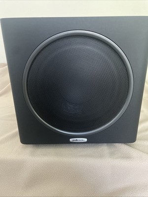 Polk Audio PSW110 Black 10'' Powered Subwoofer Active Home Theater Bass Speaker