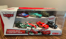 Disney Pixar Cars LONDON RACE 7 Car Gift Pack from Target - New in Damaged Box