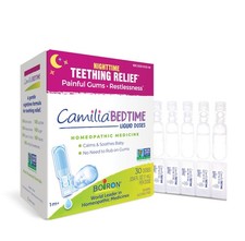 Boiron Camilia Bedtime Liquid Doses for Nighttime Teething Relief, Painful G...