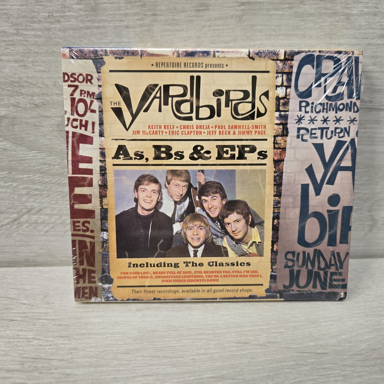 The Yardbirds - As, Bs and EPs CD 2007 Slipcase 2 Discs Repertoire Records VGC
