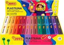 Multicolor Reusable and Non-Drying Modeling Clay - 15 Colors, 30 Count