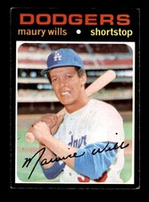 1971 Topps #385 Maury Wills   VGEX X3704720