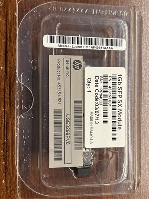 HP 453151-B21 453153-001 453577-001 c-Class Virtual Connect 1G SFP-SX 850nm MMF