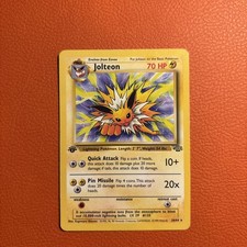 kabuto first edition pokemon card Jolteon Pokemon Card Air Freshener – Madcap & Co