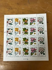 US SCOTT 3193 - 3197 PANE OF 20 FLOWERING TREES 32 CENTS FACE MNH