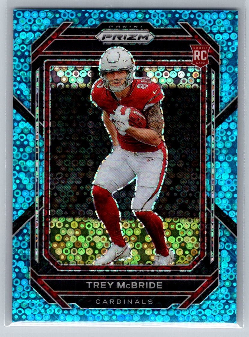 2022 Panini - Prizm Trey McBride #327 No Huddle Blue /79 (RC)