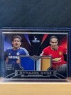 Diego Costa/Radamel Falcao 2014-15 Topps EPL Gold Football Patch Card /25