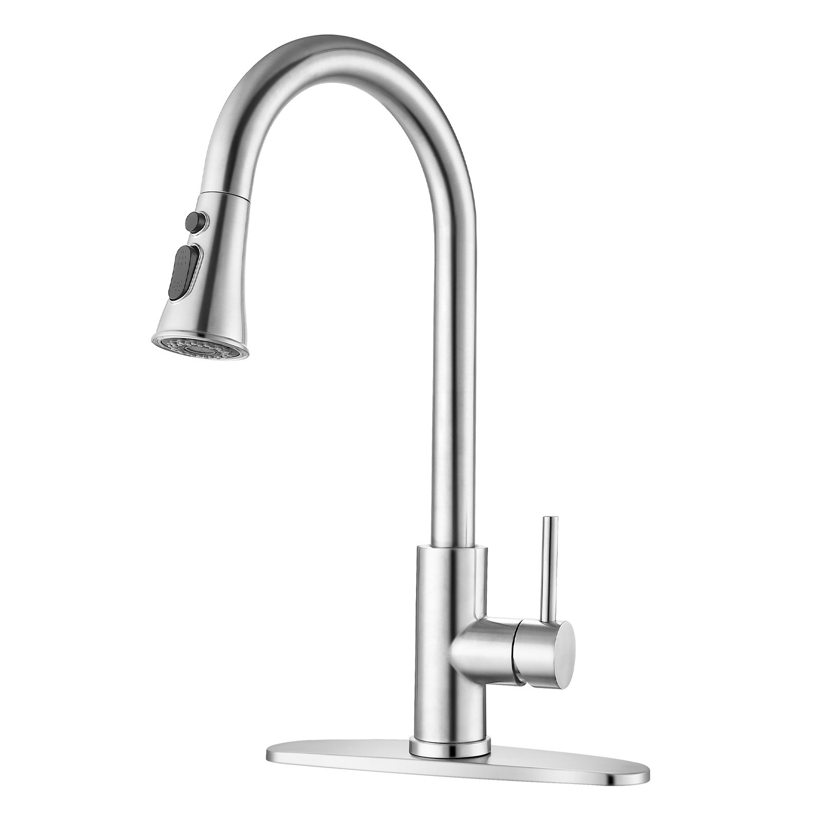 Pull-down Kitchen Faucet - Single Hole Deck Mount