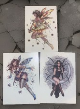 VENDING MACHINE PRIZE TEMP TATTOO GLITTERY FAIRIES