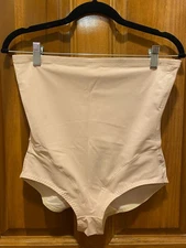 Fianmy Control Top Soft and Cool Underwear Body Wear, Beige, Women's XL, New