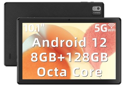 SGIN 10'' Tablet Android 12 Tablets 8+128GB Octa-Core 5G WiFi Dual Camera Google