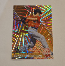 Panini Elite Extra Edition Aspirations Red Gunnar Henderson #42 /150 Rookie Ori…