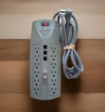 STRATITEC Power Strip 12 Outlet Surge Protector On/Off Light Up Switch Plug In