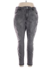 Terra  Sky Women Gray Jeans 16